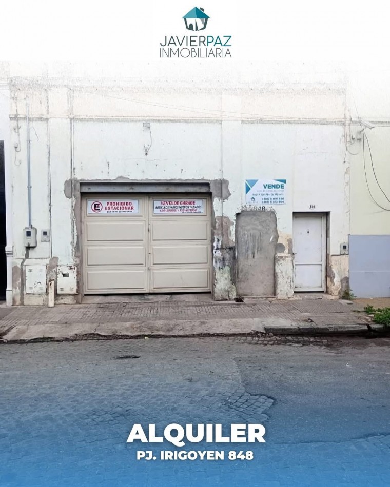 Alquilo Local Pje. Bernardo de Irigoyen